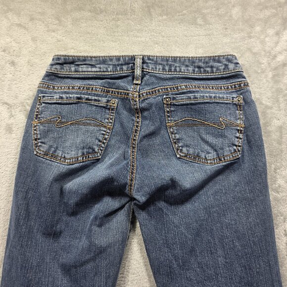 Silver Jeans Malibu Jeans Womens 27 Straight Leg Distressed Denim Made Canada - Picture 3 of 9